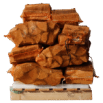 15 zakken ovengedroogd gekloofd elzen haardhout à 20L 25cm