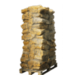 88 zakken ovengedroogd essen haardhout 30-33 cm à 20L